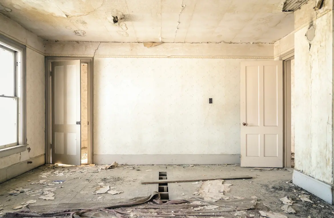 Waste disposal crew managing a cleanout project in Palatine